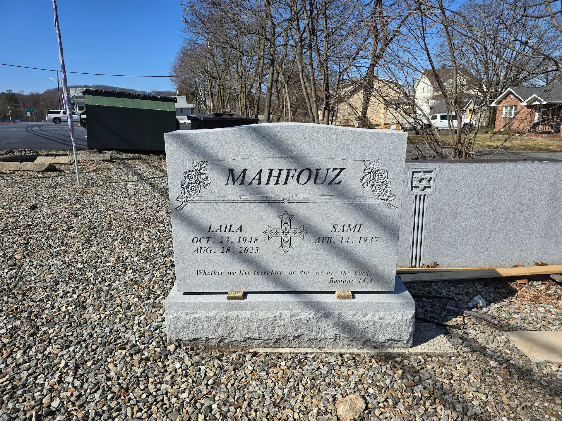Granite Unique Headstone hand-carved by Unique Memorials in NJ — image 1