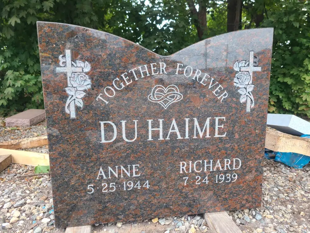 Granite Unique Headstone hand-carved by Unique Memorials in NJ — image 2