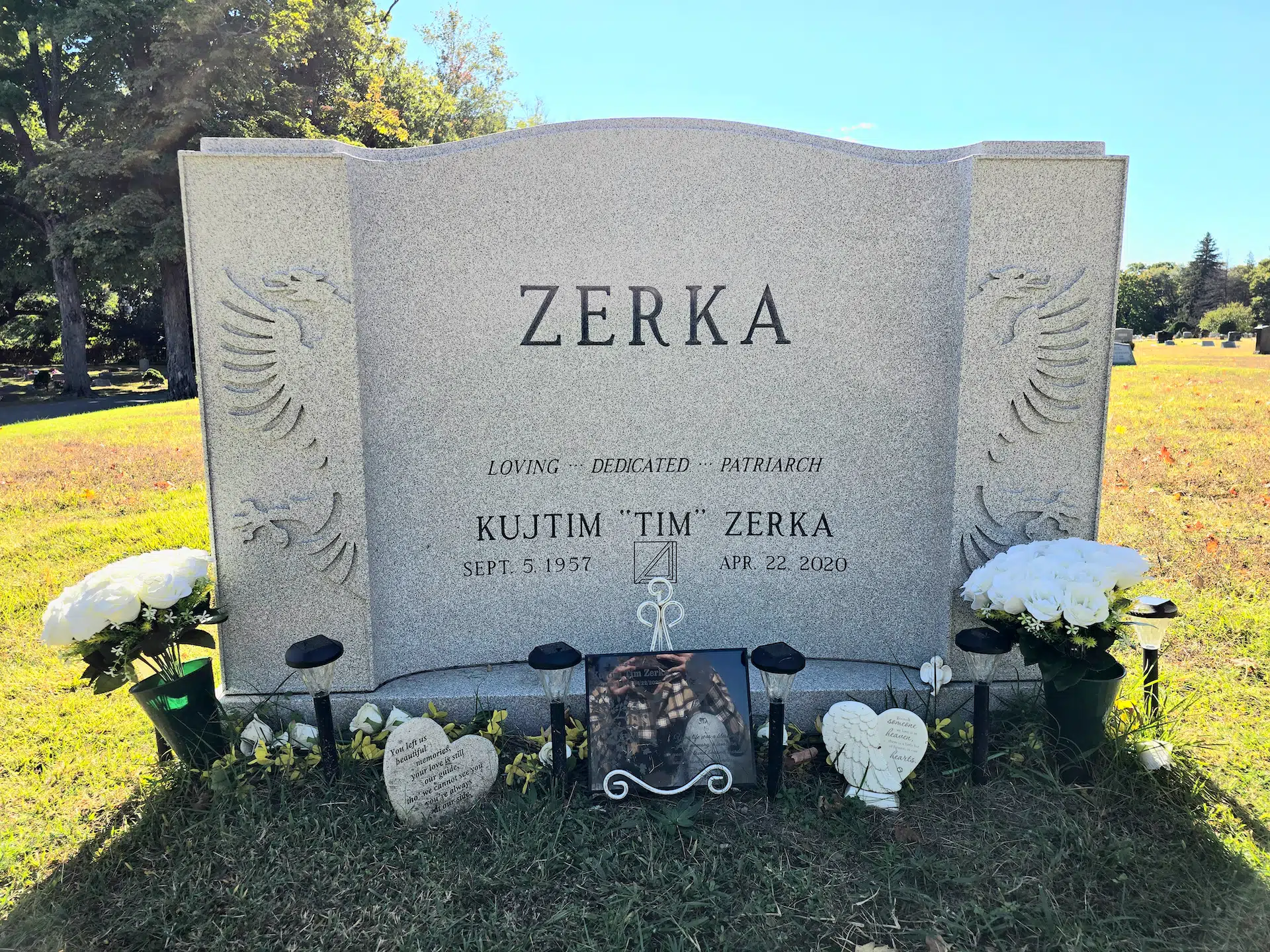 Granite Unique Headstone hand-carved by Unique Memorials in NJ — image 4